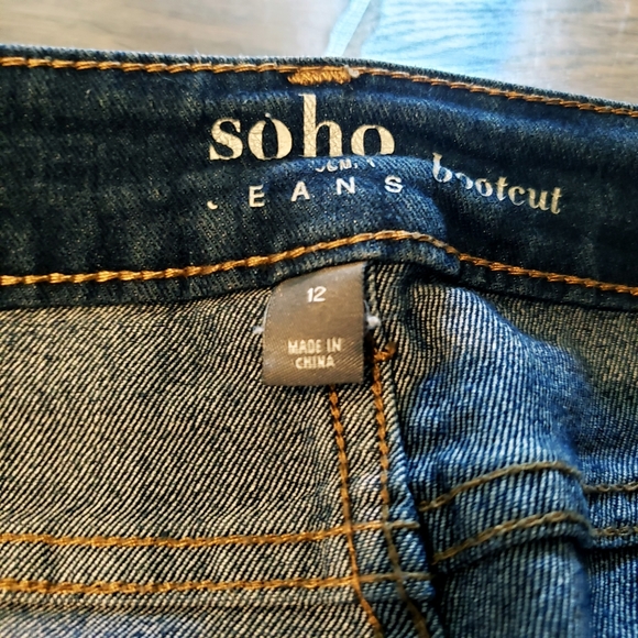 👖EUC NY&Co. Barely Bootcut Jeans, Sz 12 - Picture 2 of 3